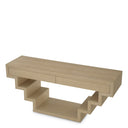 Oak Geometrical Console Table Rialto