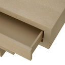 Oak Geometrical Console Table Rialto