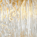 Glass Layered Chandelier Almeria