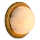 Round Alabaster Wall Lamp Vigo