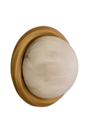 Round Alabaster Wall Lamp Vigo