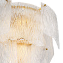 Clear Textured Glass Chandelier Asinara