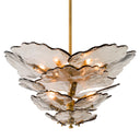 Glass Petals Chandelier Florina