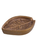Leaf-Patterned Metal Bowl Rosselli