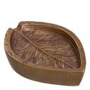 Leaf-Patterned Metal Bowl Rosselli