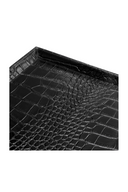 Croco Leather Trays (2) Scaleo