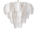 Glass Layered Chandelier Saint Lucia