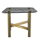Black Glass Side Table Cortes
