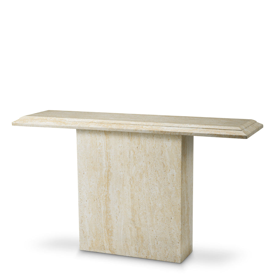 Travertine Outdoor Console Table Charles