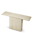 Travertine Outdoor Console Table Charles