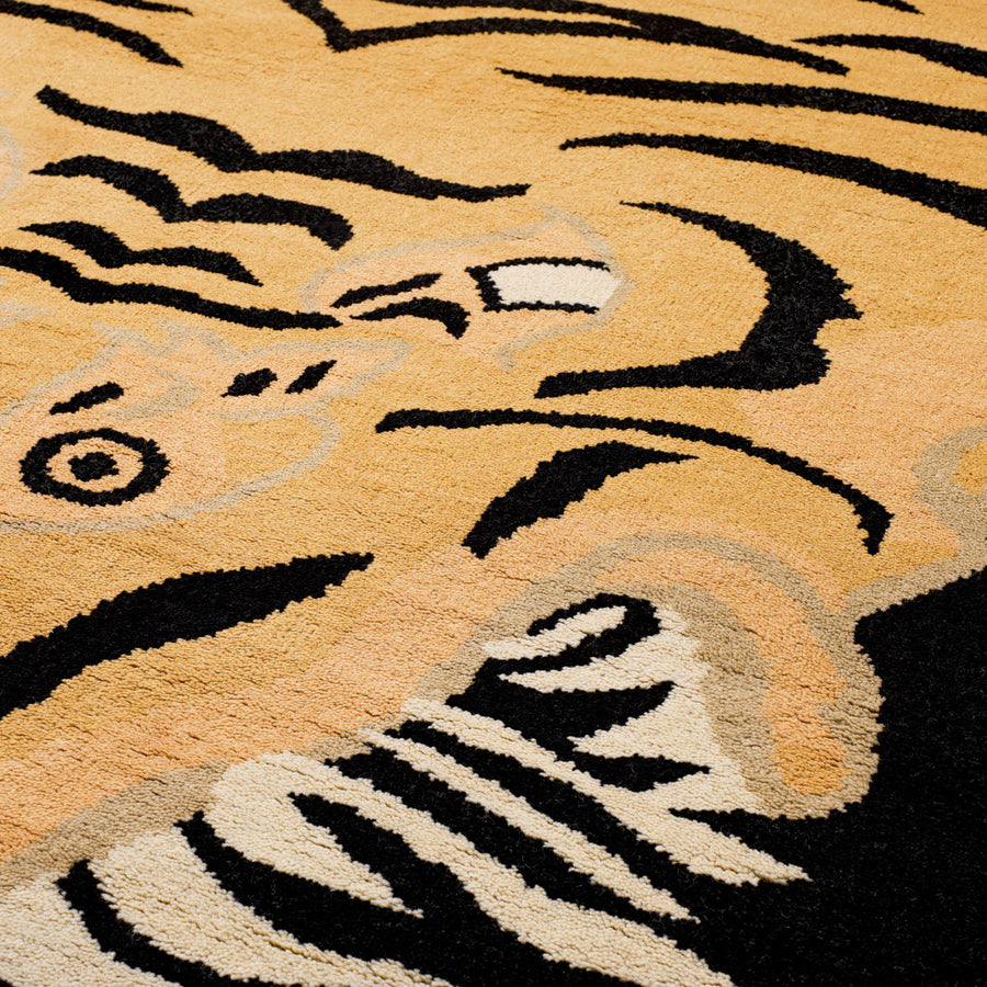 Orange Wool Rug 10' x 13' Zandria
