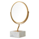 White Marble Table Mirror Jovanni