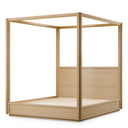 Oak Canopy King Bed Tribeca