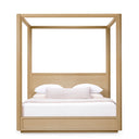 Oak Canopy King Bed Tribeca