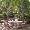 Oval Ceramic Dining Table Volterra