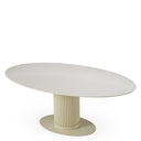 Oval Ceramic Dining Table Volterra