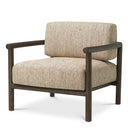 Mocha Mahogany Armchair Ombria