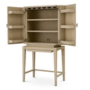 Oak 2-Door Bar Cabinet Borchard