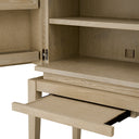 Oak 2-Door Bar Cabinet Borchard