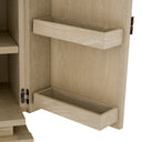Oak 2-Door Bar Cabinet Borchard