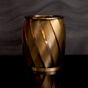 Vintage Brass Hurricane Mitchell by Eichholtz, view 2
