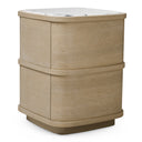 2-Drawer Oak Nightstand S Cabana