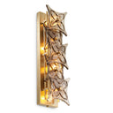 Floral Glass Wall Lamp Silvaris by Eichholtz