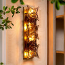 Floral Glass Wall Lamp Silvaris by Eichholtz, view 2