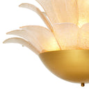 Gold Textural Chandelier Melrose