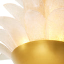 Gold Textural Chandelier Melrose