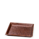 Croco Leather Trays (2) Scaleo