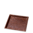 Croco Leather Trays (2) Scaleo