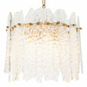 Faceted Glass Chandelier Prati by Eichholtz