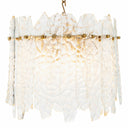 Faceted Glass Chandelier Prati by Eichholtz, view 5