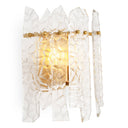 Faceted Glass Wall Lamp Prati by Eichholtz