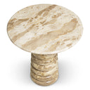 Round Marble Side Table Lerici by Eichholtz, view 3