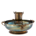 Vintage Brass Sculptural Wine Cooler XXL Prestige by Eichholtz