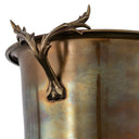 Vintage Brass Sculptural Wine Cooler XXL Prestige by Eichholtz, view 7