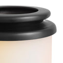 Cylindrical White Glass Hurricane S Carrington by Eichholtz, view 9