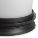 Cylindrical White Glass Hurricane L Carrington by Eichholtz, view 10