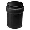 Black Finish Side Table Tortugo
