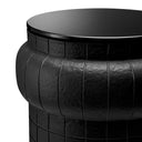 Black Finish Side Table Tortugo