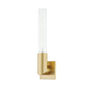 Aged Brass Asher Wall Sconce 4.5" by Hudson Valley