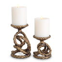 Antique Brass Candle Holder Corwyn (2)