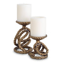 Antique Brass Candle Holder Corwyn (2)