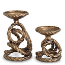 Antique Brass Candle Holder Corwyn (2)