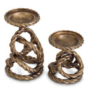 Antique Brass Candle Holder Corwyn (2)