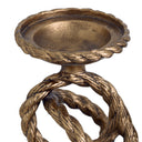 Antique Brass Candle Holder Corwyn (2)