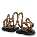 Antique Brass Bookend Corwyn (2)