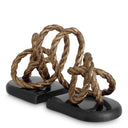 Antique Brass Bookend Corwyn (2)